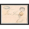 41385 Lettre LAC Allemagne Deutschland bremen th & tx Tour-T VALENCIENNES 1846 cette France marque d'entree Vorlaufer
