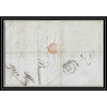 41386 Lettre LAC Allemagne Deutschland bremen CPR3 Tour-T VALENCIENNES 1845 cette France marque d'entree Vorlaufer
