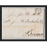 41391 Lettre LAC Allemagne Deutschland Aurich POUR BREMEN 1846 Vorlaufer