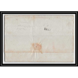 41404 Lettre LAC Allemagne Deutschland neuhaus HAMBURG POUR BREME 1843 Vorlaufer