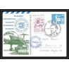 41658 berlin anklam 1980 vignette Allemagne (germany DDR) Aviation PA Poste aérienne airmail Lettre cover