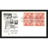 41746 usa dayton 1953 USA Bloc 4 golden of Aviation PA Poste aérienne airmail Lettre cover