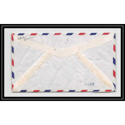 41752 RAR rocket post 1961 first missile mail USA Aviation Signé (signed) Poste aérienne airmail Lettre cover