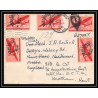 41753 RAR lewisburg guerre 1945 Wrotham kent Grande bretagne england USA Aviation PA Poste aérienne airmail Lettre cover