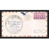 0841 lettre USA Aviation premier vol (Airmail cover first flight Luftpost 1942 HARRISON Westchester County airport