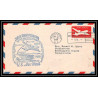 0847 lettre USA Aviation premier vol Airmail cover first flight aeroplane 1948 30th anniversary us air mail