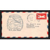 0847a lettre USA Aviation premier vol Airmail cover first flight aeroplane 1948 30th anniversary us air mail 