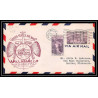 0858 lettre USA Aviation premier vol Airmail cover first flight aeroplane 1957 Walla Walla, Washington am 12