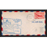 0860 lettre USA Aviation premier vol Airmail cover first flight aeroplane 1947 Saint Paul (Minnesota) am 35