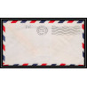 0862 lettre USA Aviation premier vol Airmail cover first flight aeroplane 1947 Minneapolis Minnesota fam 28
