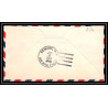 0874 Lettre USA Hélicoptère helicopter Aviation premier vol Airmail cover first flight aeroplane 1947 New York