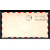 0882 Lettre USA Hélicoptère helicopter Aviation premier vol (Airmail cover first flight) 1948 Santa Ana AM 84