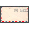 0887 Lettre USA Hélicoptère helicopter Aviation premier vol (Airmail cover first flight) 1948 Long Beach AM 84