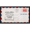 0889 Lettre USA Hélicoptère helicopter Aviation premier vol (Airmail cover first flight) 1948 Anaheim AM 84