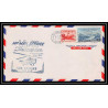 0892 Lettre USA Hélicoptère helicopter Aviation premier vol (Airmail cover first flight) 1949 Claremont AM 84