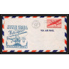 0911 Lettre USA Hélicoptère helicopter Aviation premier vol (Airmail cover first flight) 1949 Chicago AM 96
