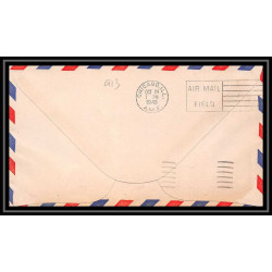 0913 Lettre USA Hélicoptère helicopter Aviation premier vol (Airmail cover first flight) 1949 La Grange AM 96