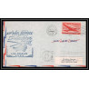 0937 Lettre USA Hélicoptère helicopter Aviation premier vol (Airmail cover first flight) 1947 Alhambra AM 84
