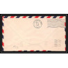 0938 Lettre USA Hélicoptère helicopter Aviation premier vol (Airmail cover first flight) 1947 Santa Monica AM 84