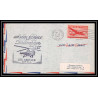0939 Lettre USA Hélicoptère helicopter Aviation premier vol (Airmail cover first flight) 1947 Santa Monica AM 84