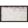 0939 Lettre USA Hélicoptère helicopter Aviation premier vol (Airmail cover first flight) 1947 Santa Monica AM 84