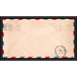 0961a lettre USA Aviation premier vol (Airmail cover first flight Luftpos) 1948 Galveston (Texas) 25th anniversary