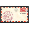 0962 lettre USA Aviation premier vol Airmail cover first flight aeroplane 1947 Gainesville, Florida am 75