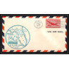 0962a lettre USA Aviation premier vol Airmail cover first flight aeroplane 1947 Gainesville, Florida am 75
