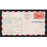 0966 lettre USA Aviation premier vol Airmail cover first flight aeroplane am 35 1947 Alliance, Nebraska