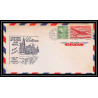0968 lettre USA Aviation premier vol Airmail cover first flight aeroplane 1949 Baltimore AM 97