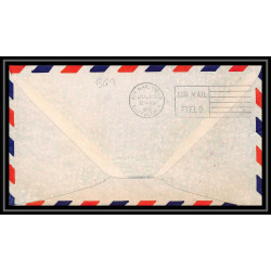 0969 lettre USA Aviation premier vol Airmail cover first flight aeroplane 1949 Pittsburg AM 97 