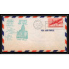 0970 lettre USA Aviation premier vol Airmail cover first flight aeroplane 1949 Buffalo (New York) AM 97