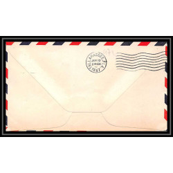 0971 lettre USA Aviation premier vol Airmail cover first flight aeroplane 1947 Orlando AM 75