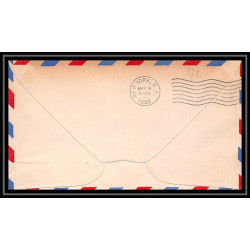 0972 lettre USA Aviation premier vol Airmail cover first flight aeroplane 15/5/1948 30th anniversary Washington