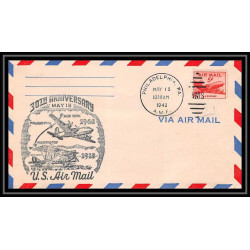 0972a lettre USA Aviation premier vol (Airmail cover first flight Luftpost 15/5/1948 30th anniversary Philadelphia