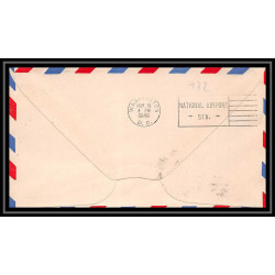 0972a lettre USA Aviation premier vol (Airmail cover first flight Luftpost 15/5/1948 30th anniversary Philadelphia