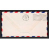0975 lettre USA Aviation premier vol Airmail cover first flight aeroplane New Iberia, Louisiana 1948 