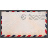 0976 lettre USA Aviation premier vol Airmail cover first flight aeroplane 1947 FAM 28 New York / Anchorage