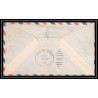 0980 lettre USA Aviation premier vol Airmail cover first flight aeroplane 1950 Albany (New York) am 79