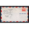 0981 lettre USA Aviation premier vol Airmail cover first flight aeroplane 1948 EL PASO am 64