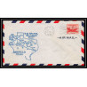 0981a lettre USA Aviation premier vol Airmail cover first flight aeroplane 1948 Amarillo, Texas am 64
