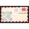 0982 lettre USA Aviation premier vol Airmail cover first flight aeroplane 1948 Chicago am 86