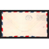 0982 lettre USA Aviation premier vol Airmail cover first flight aeroplane 1948 Chicago am 86