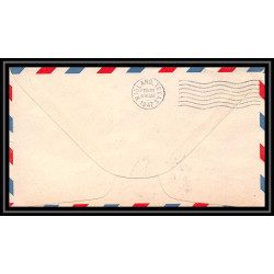 0985a lettre USA Aviation premier vol Airmail cover first flight aeroplane 1947 Fort Worth Texas am 64