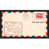 0986 lettre USA Aviation premier vol Airmail cover first flight aeroplane 1948 Greensboro Carolina am 87