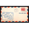 0986b lettre USA Aviation premier vol Airmail cover first flight aeroplane 1948 Lexington am 87