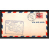 0986c lettre USA Aviation premier vol Airmail cover first flight aeroplane 1948 Wilmington Carolina am 87