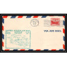 0986d lettre USA Aviation premier vol Airmail cover first flight aeroplane 1948 Louisville am 87