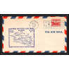 0986e lettre USA Aviation premier vol Airmail cover first flight aeroplane 1948 Raleigh Carolina am 87