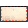 0986g lettre USA Aviation premier vol Airmail cover first flight aeroplane 1948 Greensboro Charlotte am 87